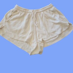 Brandy Melville Cream Athletic Shorts